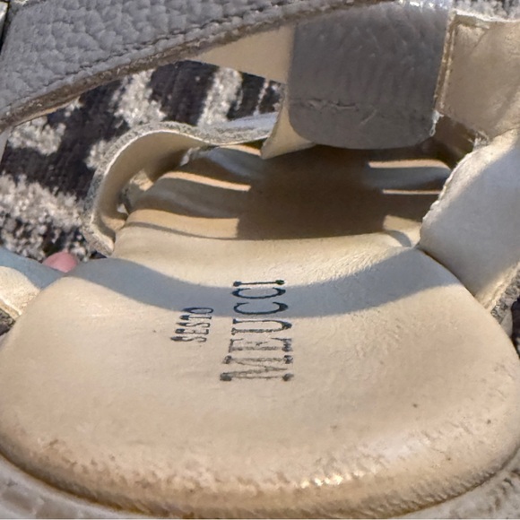 Sesto Meucci Blue Platform Sandals - Picture 6 of 7